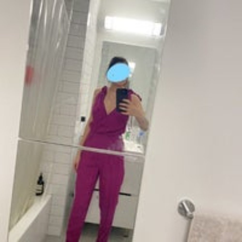 Reiss Purple Jumpsuit - Size 2